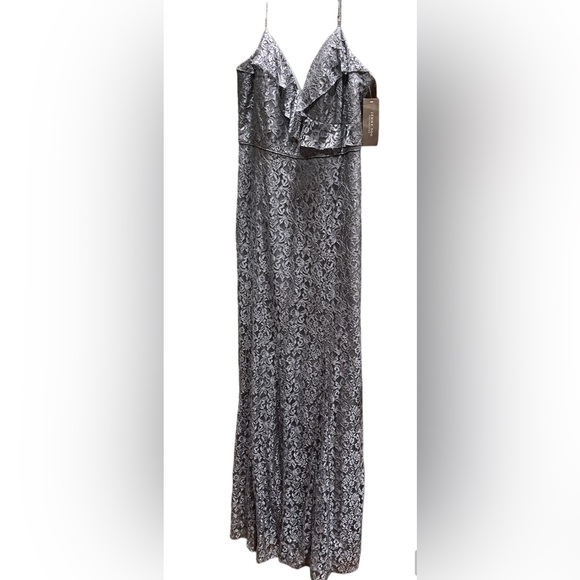 Jenny Yoo Dresses & Skirts - Jenny Yoo long lace gray dress size 12